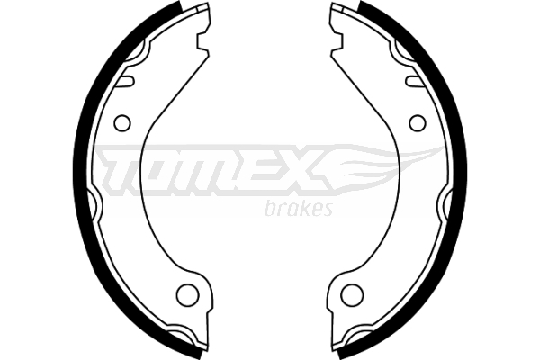 Sada brzdových čeľustí TOMEX Brakes